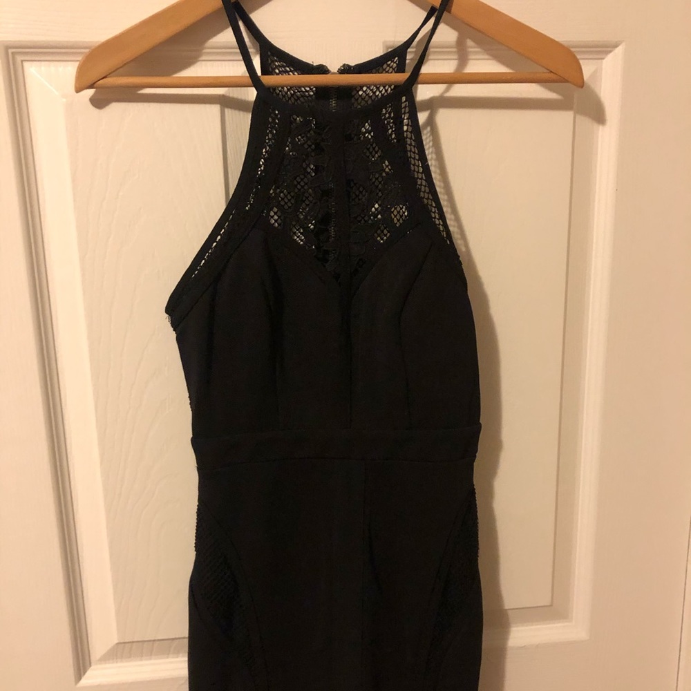 CROCHET DETAILED LF DRESS